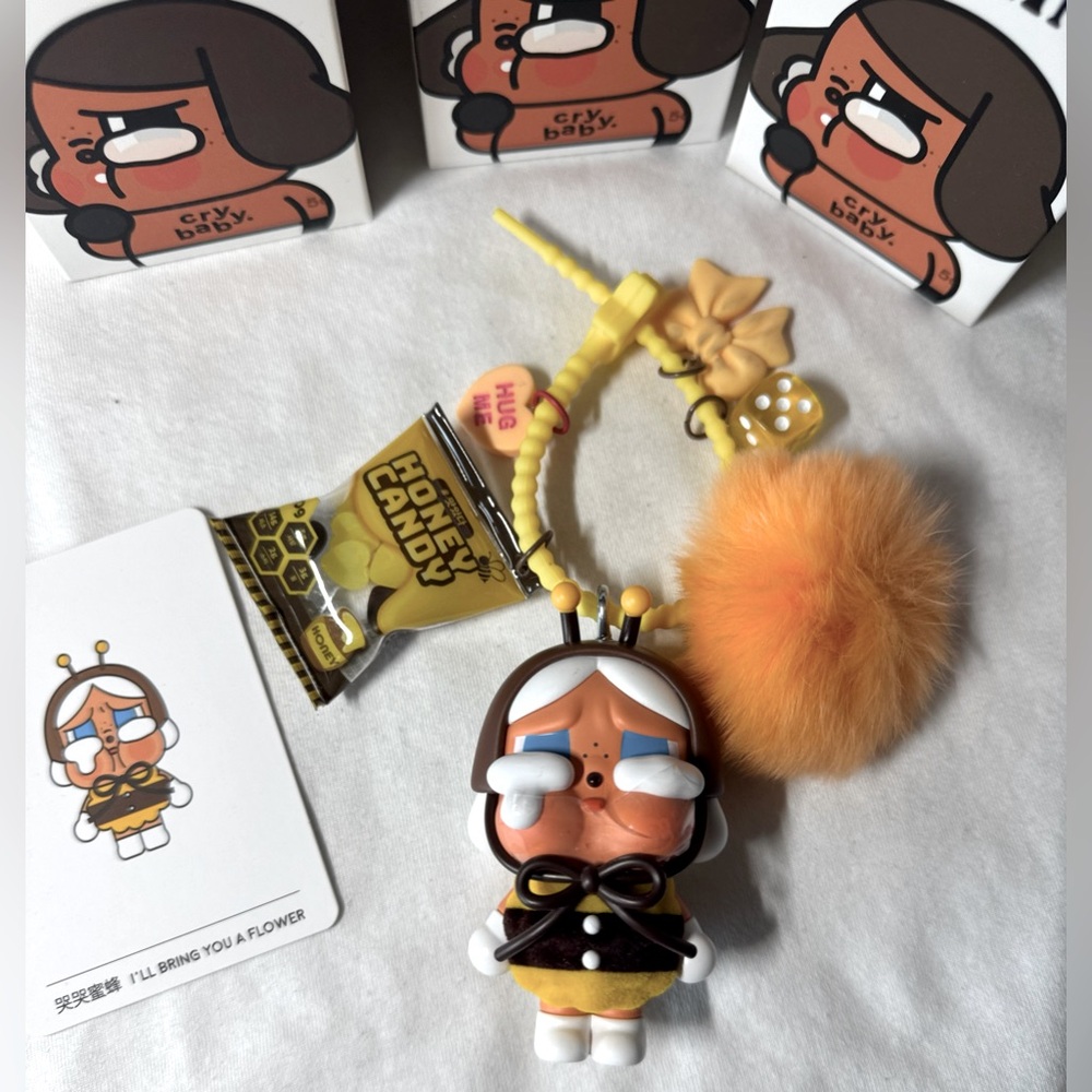 Popmart Crybaby Crying Again The Robber Cute Bag Charm
